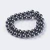 Non-Magnetic Synthetic Hematite Beads G-H1070-1-2