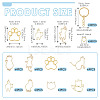 DIY Keychain Making Kits DIY-TA0015-66-4