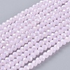 Electroplate Glass Beads Strands LS-EGLA-A034-P1mm-B12-1