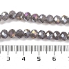 Baking Electroplate Glass Beads Strands DGLA-A039-J10mm-B06-4