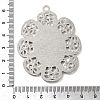 Alloy Pendant Cabochon Settings PALLOY-CJX88-P-LF-3