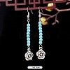 Ethnic style retro turquoise earrings for women WG2299-11-1