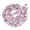 Baking Paint Glass Beads Strands DGLA-N015-10mm-05-2