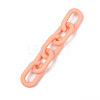 Opaque Spray Painted Acrylic Linking Rings OACR-T024-02-I02-4