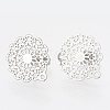 Non-Tarnish 304 Stainless Steel Stud Earring Findings LS-X-STAS-S079-34B-1