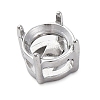 304 Stainless Steel Rhinestone Claw Settings STAS-U042-05A-P-2