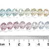 Transparent Painted Glass Beads Strands DGLA-A034-T8mm-A15-3