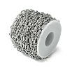 Tarnish Resistant 304 Stainless Steel Chains CHS-Q005-01P-2