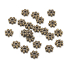 Tibetan Style Alloy Daisy Spacer Beads X-MLF1022Y-NF-1