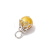 Glass Pendants PALLOY-JF03284-03-5