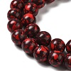 Synthetic Gemstone Dyed Beads Strands G-P507-03B-08-4