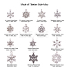 Tibetan Style Alloy Big Pendants TIBE-CJ0001-04-7
