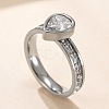 304 Stainless Steel & Crystal Rhinestone Finger Rings WGDB806-04-1