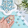 100cs Large Hole Resin European Beads RESI-PA0001-22A-3