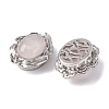 Natural Rose Quartz Oval Multi-Strand Links G-G207-02P-09-2
