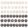 2 Sets 52Pcs 2 Colors Glass Imitation Shell Beads SHEL-WR0001-12-1