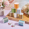 8 Rolls 8 Colors Polyester Sewing Thread OCOR-WH0087-03-5