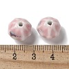 Vintage Porcelain Pumpkin Beads PORC-L080-A12-3