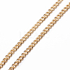 304 Stainless Steel Curb Chain Necklaces X-NJEW-P147-04G-2