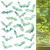 2PCS 2 Styles PVC Stickers Colorful Window Stickers 3D Laser Bat Static Glass Window Stickers JX825A-1