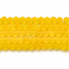Imitate Austrian Crystal Frosted Glass Beads Strands EGLA-A039-T3mm-MD22-1