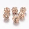 Alloy Rhinestone European Beads MPDL-T001-08-1