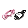 Spray Painted Alloy Swivel Clasps FIND-M008-01-2