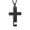 Cross Urn Ashes Pendant Necklace PW-WGBB57D-16-1