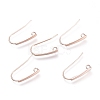 304 Stainless Steel Earring Hooks X-STAS-K211-02RG-1