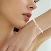 6 Sets Brass Pave Clear Cubic Zirconia Fold Over Clasps KK-BBC0021-36-4