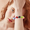 60Pcs Baking Paint Opaque Acrylic Beads OACR-SP0001-91-6
