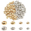 400Pcs 4 Styles CCB Plastic Spacer Beads CCB-YW0001-43G-2