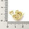 Brass Micro Pave Cubic Zirconia Pendants FIND-Z023-02D-3