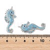 SHEGRACE Brass Synthetic Turquoise Pendants XGRQ5K356-839P-3