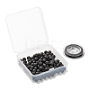 100Pcs 8mm Natural Lava Rock Beads Round Beads DIY-LS0002-43-7