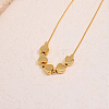 Elegant Brass Heart Beaded Anklets for Women SJ8004-5