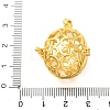 Brass Cage Pendants KK-CBA8ACD-05G-3