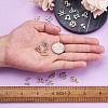 2 Sets 2 Colors Zinc Alloy Pendants ALRI-FW0001-02-6