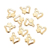 201 Stainless Steel Charms STAS-K217-65G-3