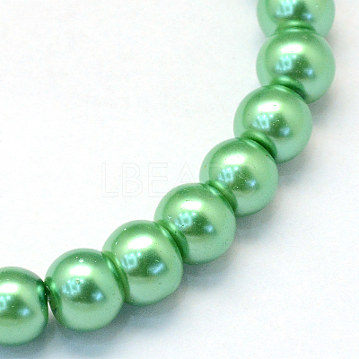 Baking Paint Glass Pearl Bead Strands HY-Q003-3mm-69-1
