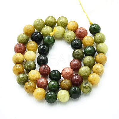 Natural Quartz Beads Strands G-N355-8mm-04-1