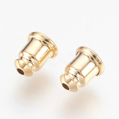 Brass Ear Nuts KK-F759-37G-NF-1