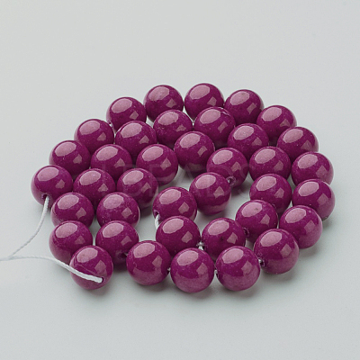 Natural Mashan Jade Round Beads Strands X-G-D263-8mm-XS12-1