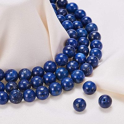 Natural Lapis Lazuli Beads G-NB0001-03-1