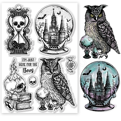 Custom PVC Plastic Clear Stamps DIY-WH0448-0382-1