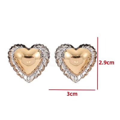 Alloy Stud Earrings for Women WG25DEF-01-1