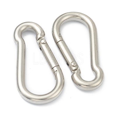 Tarnish Resistant 304 Stainless Steel Camouflage Design Rock Climbing Carabiners STAS-B012-01P-1