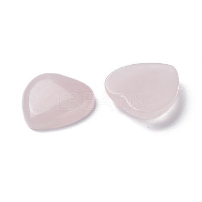 Natural Rose Quartz Cabochons G-P021-14-1