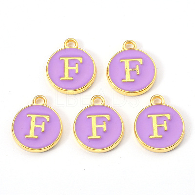 Golden Plated Alloy Enamel Charms LS-ENAM-S118-10F-1
