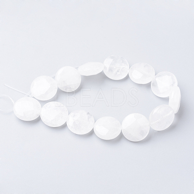 Natural Quartz Crystal Bead Strands X-G-R405-16mm-04-1